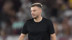 Martin Anselmi técnico do Botafogo durante partida contra o Fluminense no estadio Maracana pelo campeonato Brasileiro A 2026.