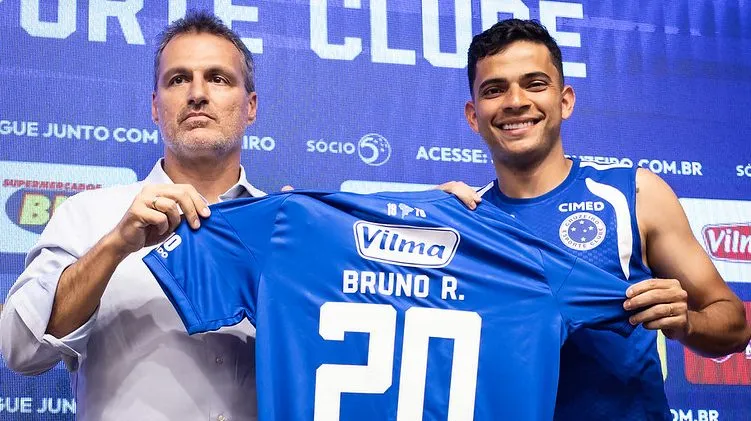Bruno Rodrigues no Cruzeiro. Foto: Gustavo Aleixo/Cruzeiro