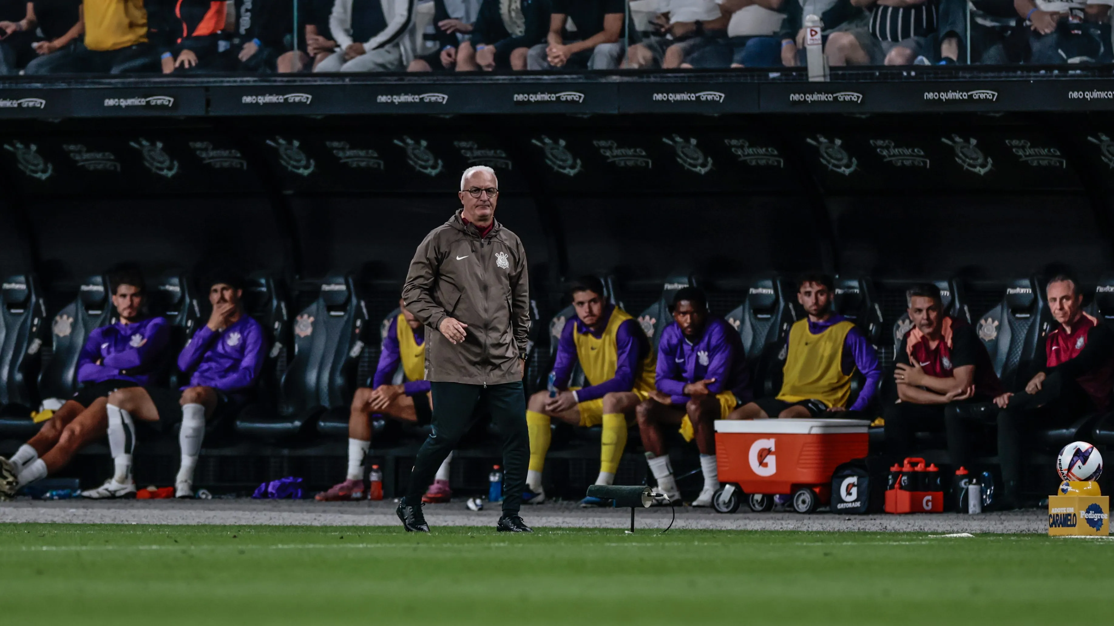 Dorival no Corinthians. Foto: Marcello Zambrana/AGIF