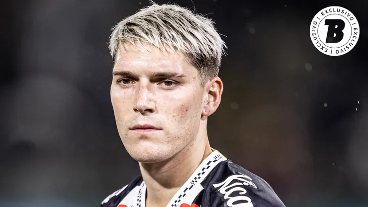 Benjamín Rollheiser jogador do Santos durante partida pelo clube