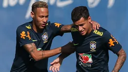 Neymar e Coutinho podem jogar juntos no Santos.