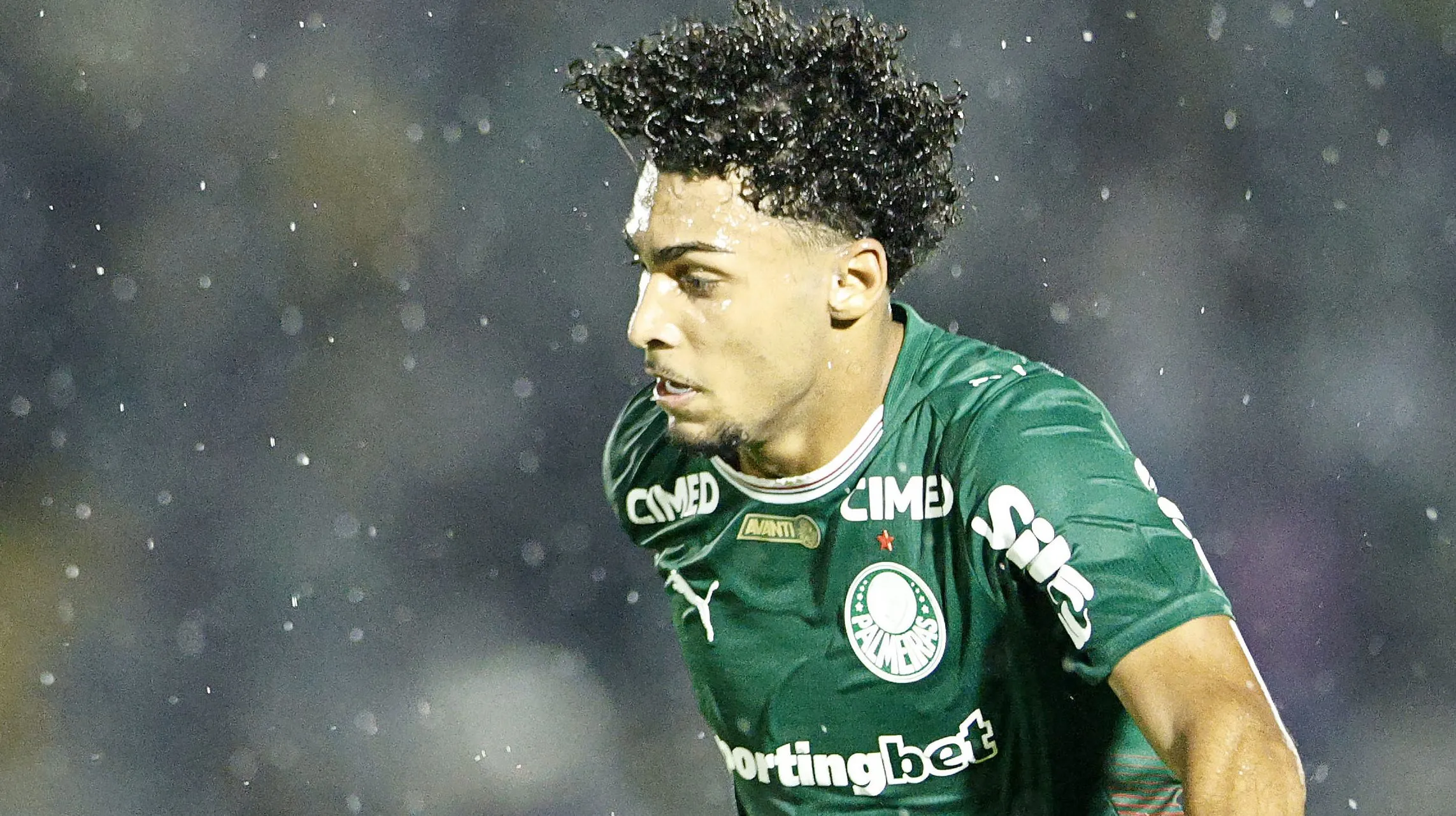 Luighi no Palmeiras. Foto: Thiago Calil/AGIF