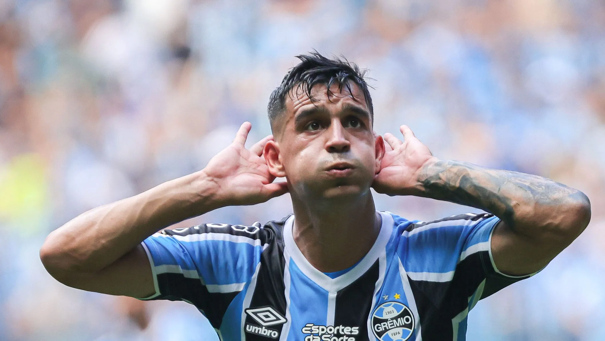 Foto: Maxi Franzoi/AGIF – Nos últimos quatro jogos do Imortal, Cristaldo só entrou em campo em uma partida.