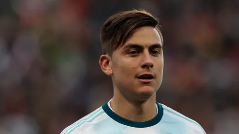 Dybala em campo pela Argentina na Copa América de 2019.