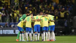 Jogadores da Selecao Brasileira durante a partida entre Brasil e Paraguai na Neo Quimica Arena em Sao Paulo (SP), pelas Eliminatorias da Copa do Mundo 2026. Foto: Marlon Costa/AGIF