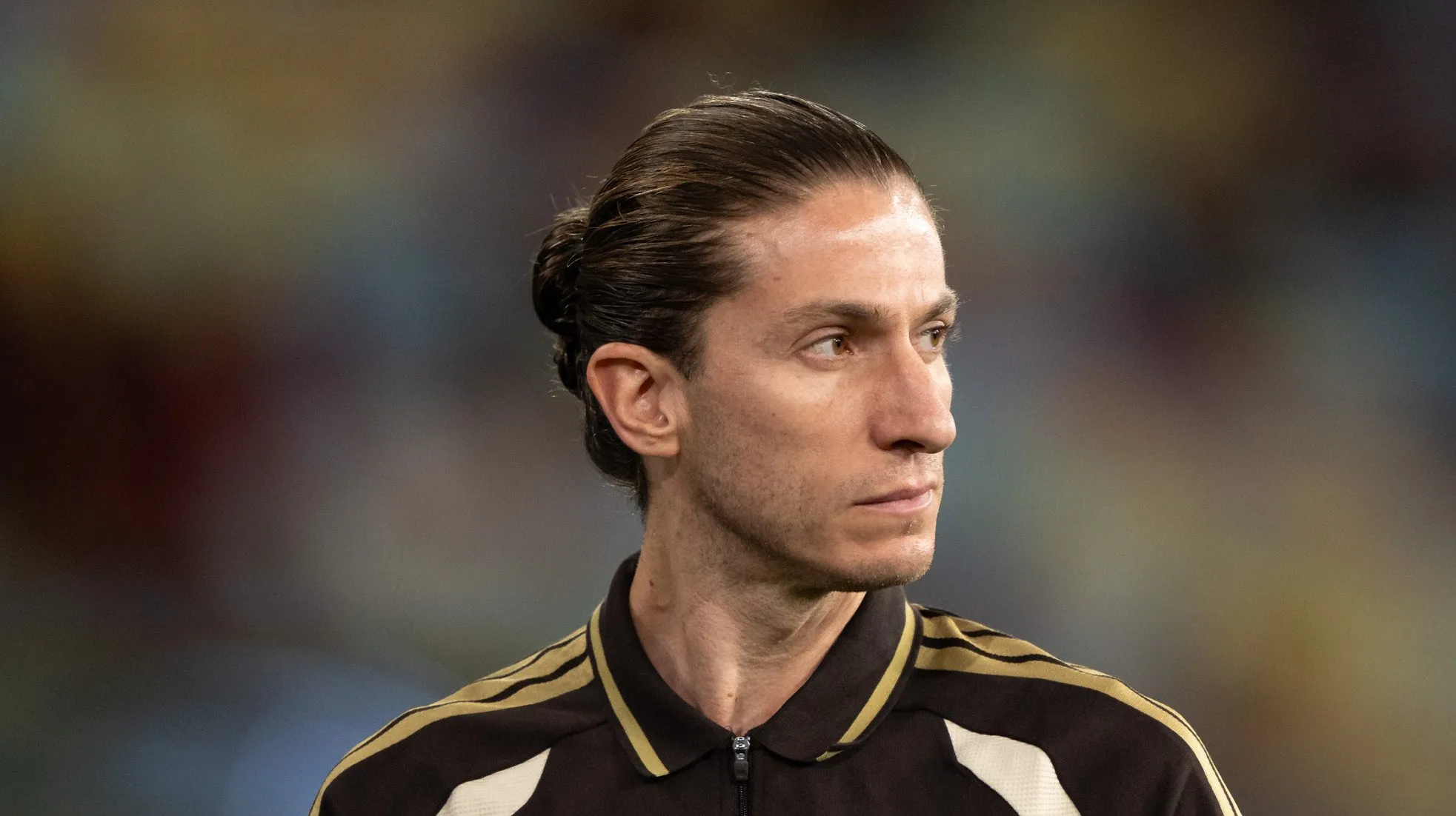 Filipe Luís, treinador do Flamengo. Foto: Jorge Rodrigues/AGIF