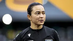 SP - BARUERI - 07/02/2026 - SUPER COPA DO BRASIL FEMININO 2026, PALMEIRAS X CORINTHIANS - O arbitro Edina Alves Batista durante partida entre Palmeiras e Corinthians no estadio Arena Barueri pelo campeonato Super Copa Do Brasil Feminino 2026. Foto: Marco Miatelo/AGIF