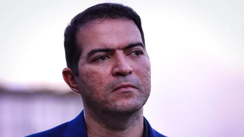 Marcelo Paz diretor do Corinthians durante partida contra o Bahia no estadio Vila Belmiro pelo campeonato Brasileiro A 2026. Foto: Fabio Giannelli/AGIF