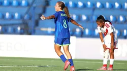 Nogueira com a Seleção. Foto: Reprodução/CONMEBOL