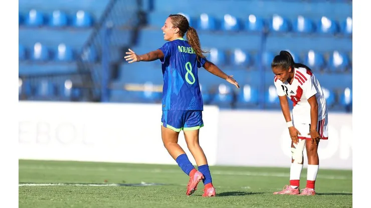 Nogueira com a Seleção. Foto: Reprodução/CONMEBOL