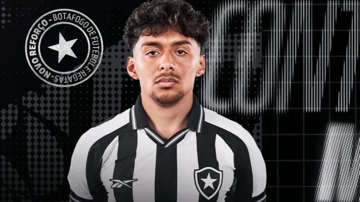 Cristian Medina é anunciado no Botafogo.