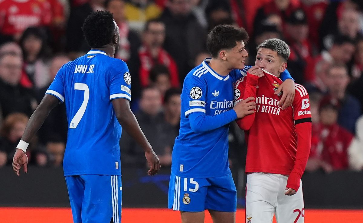 Prestianni se explica à UEFA sobre caso envolvendo Vini Jr. e afirma ter dito termo homofóbico