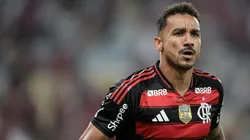 Danilo, jogador do Flamengo, durante partida contra o Botafogo-PB no estadio Maracana pelo campeonato Copa Do Brasil 2025. Foto: Thiago Ribeiro/AGIF