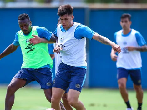 Luís Castro se impressiona com Leonel Pérez em primeiros treinos no Grêmio