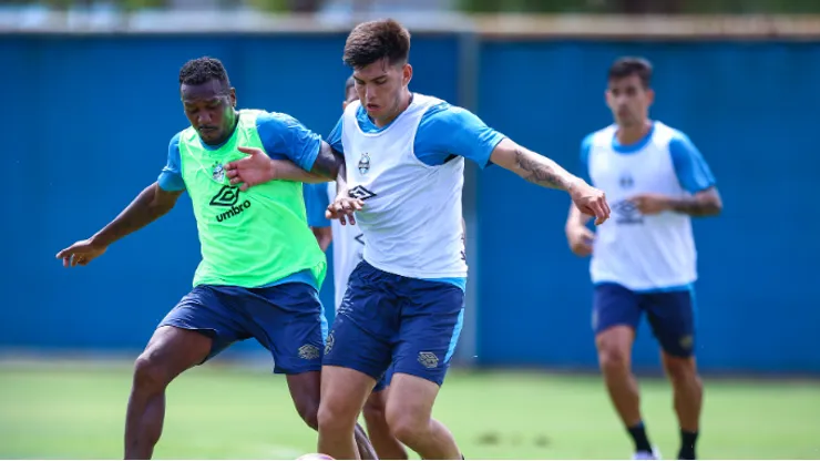 Leonel Pérez impressiona comissão técnica do Grêmios nos primeiros treinos - Foto: Lucas Uebel/Grêmio