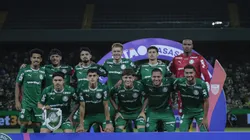 Jogadores do Palmeiras posam para foto antes na partida contra Guarani no estadio Arena Barueri pelo campeonato Paulista 2026. Foto: Marco Miatelo/AGIF