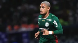 Vitor Roque em campo pelo Palmeiras. Foto: Ettore Chiereguini/AGIF