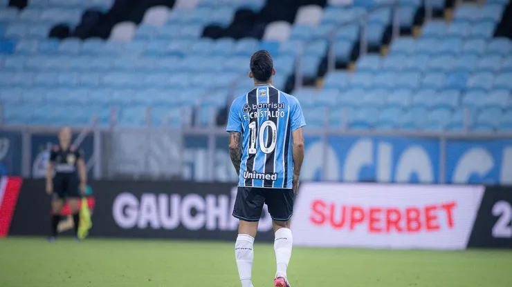 Grêmio quer definir saída de Cristaldo até a próxima semana e mantém clube interessado sob sigilo - Foto Maxi FranzoiAGIF