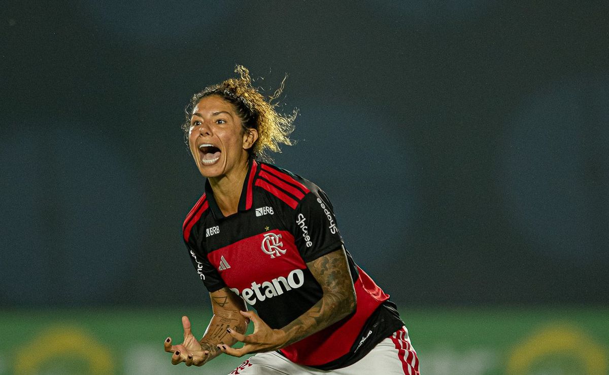 Com gol de Cristiane, Flamengo goleia Red Bull Bragantino e segue 100% no Brasileirão Feminino