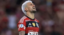 Flamengo de Giorgian De Arrascaeta foi vice para o Del Valle na Recopa de 2023 (Photo by Buda Mendes)