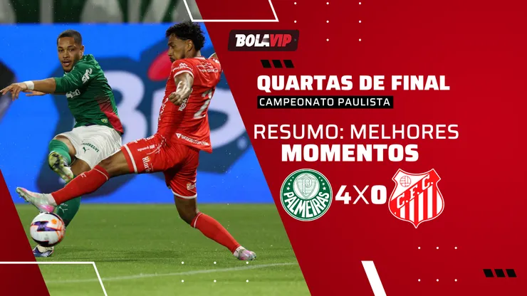Palmeiras 4 x 0 Capivariano. Foto: Cesar Greco/Palmeiras