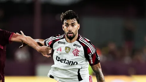 Lucas Paquetá durante o revés sofrido diante do Lanús (ARG)