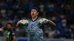 Cássio (Cruzeiro) durante jogo contra o América-MG, no dia 08.02.2026. Foto: Alessandra Torres/AGIF