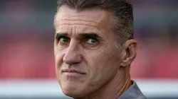 Mancini durante partida contra o SPFC no Estádio Cícero de Souza Marques