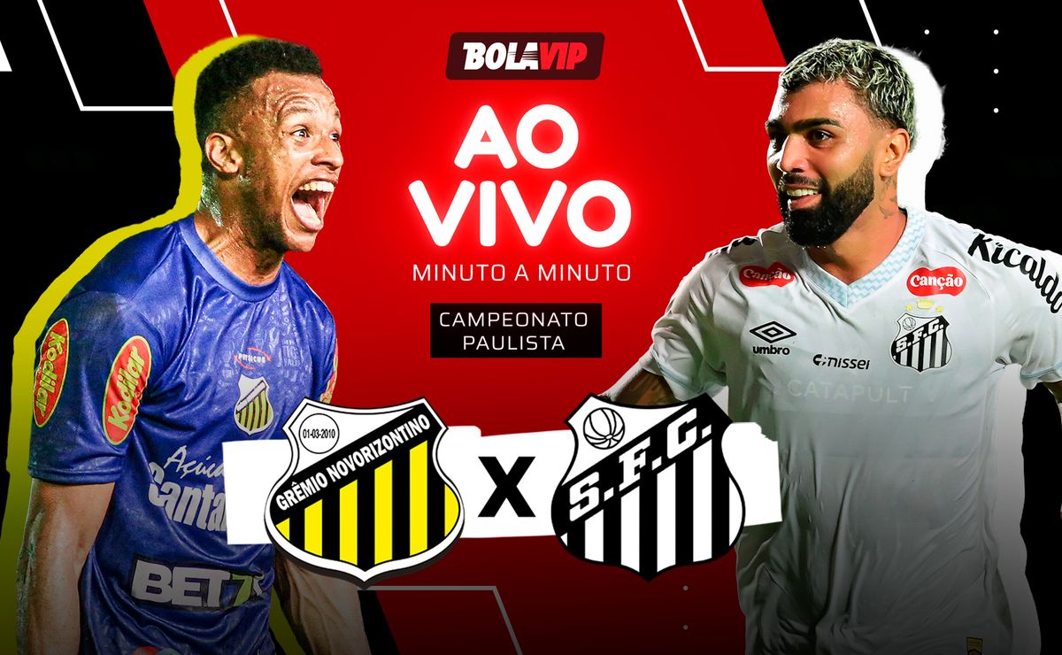 Novorizontino x Santos AO VIVO – Onde assistir jogo em tempo real pelo Paulistão 2026