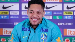 Vitor Roque comentou sobre a Copa do Mundo. Foto: Rafael Ribeiro/CBF