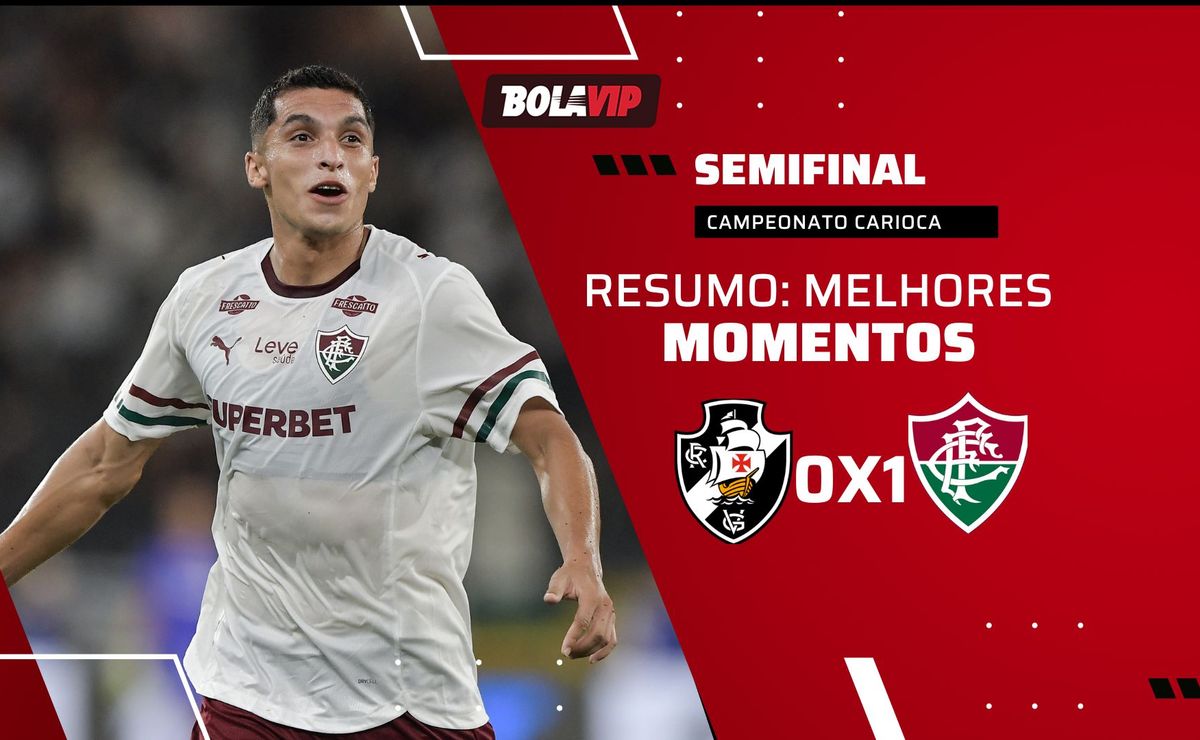 Vasco 0 x 1 Fluminense: confira o resumo do jogo de ida da semifinal do Campeonato Carioca