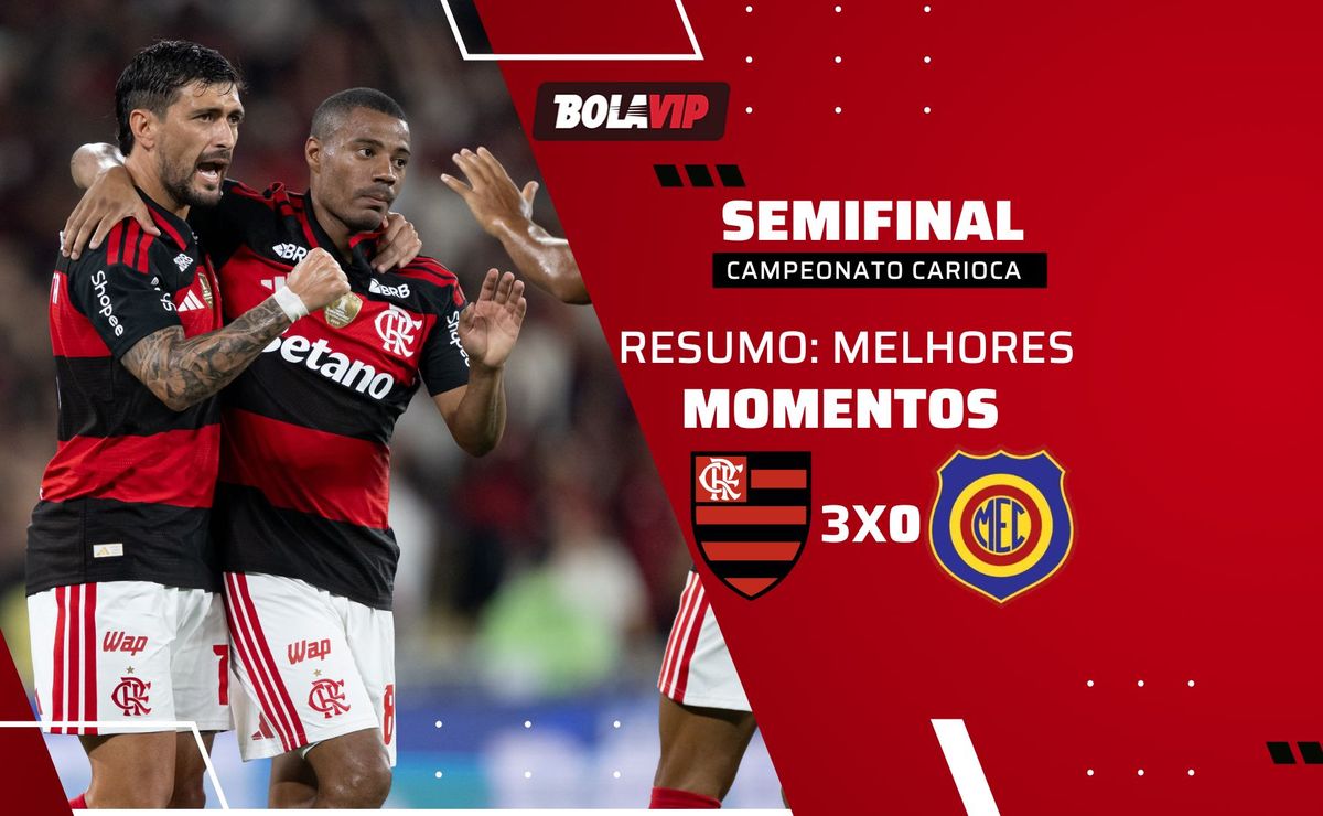 Flamengo 3 x 0 Madureira: resumo completo da vitória do Flamengo na semifinal do Campeonato Carioca