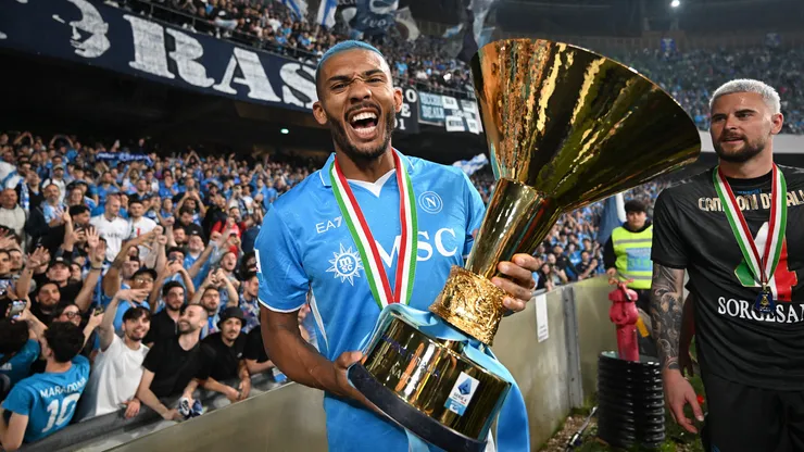 Juan Jesus foi campeão no Napoli - Foto: Francesco Pecoraro/Getty Images