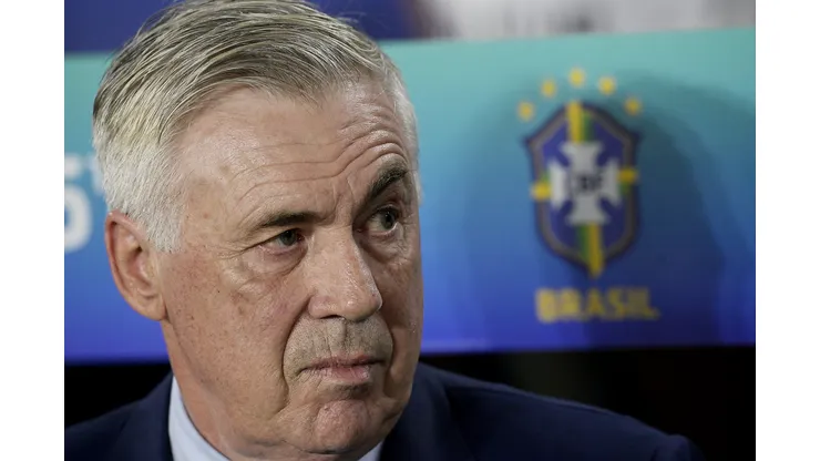 RJ - RIO DE JANEIRO - 04/09/2025 - ELIMINATORIAS COPA DO MUNDO 2026, BRASIL X CHILE - Carlo Ancelotti tecnico do Brasil durante partida contra o Chile no estadio Maracana pelo campeonato Eliminatorias Copa Do Mundo 2026. Foto: Alexandre Loureiro/AGIF