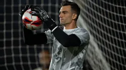 Leo Jardim goleiro do Vasco durante aquecimento antes da partida contra o Volta Redonda no estadio Sao Januario pelo campeonato Carioca 2026.