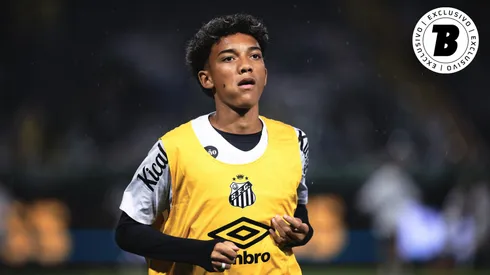 Robinho Jr. perdeu espaço no elenco neste começo de ano – Foto: Ettore Chiereguini/AGIF