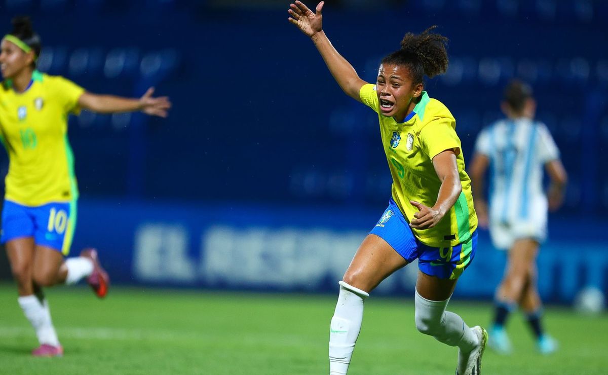 Seleção Brasileira goleia Argentina e segue firme na liderança do Sul-Americano Feminino Sub-20