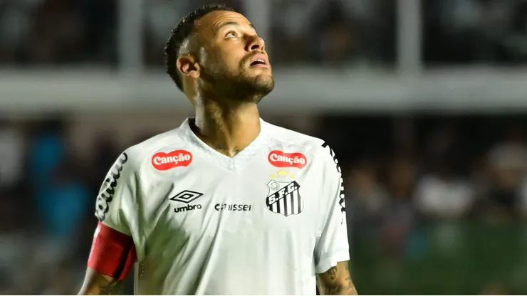 Neymar, jogador do Santos.