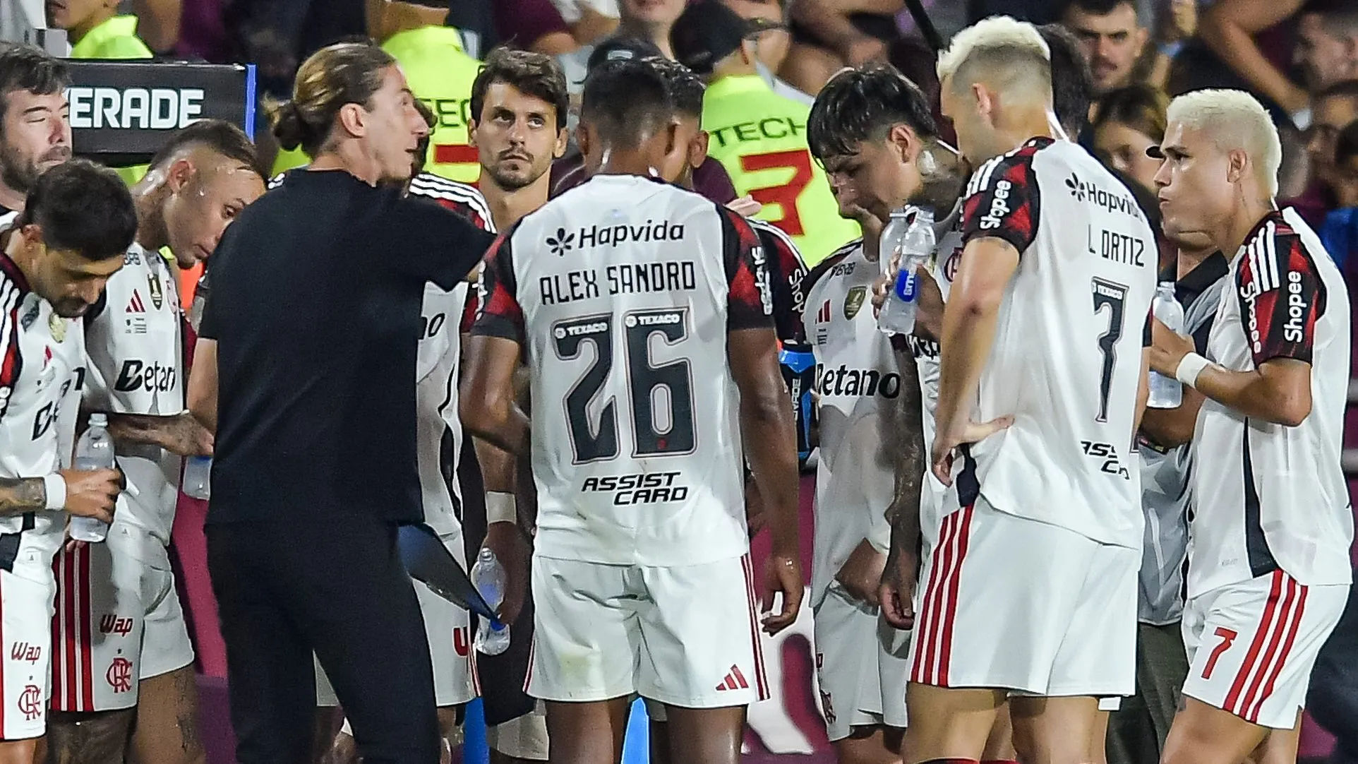 Jogadores do Flamengo