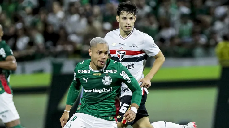 Palmeiras x São Paulo. Foto: Marco Miatelo/AGIF