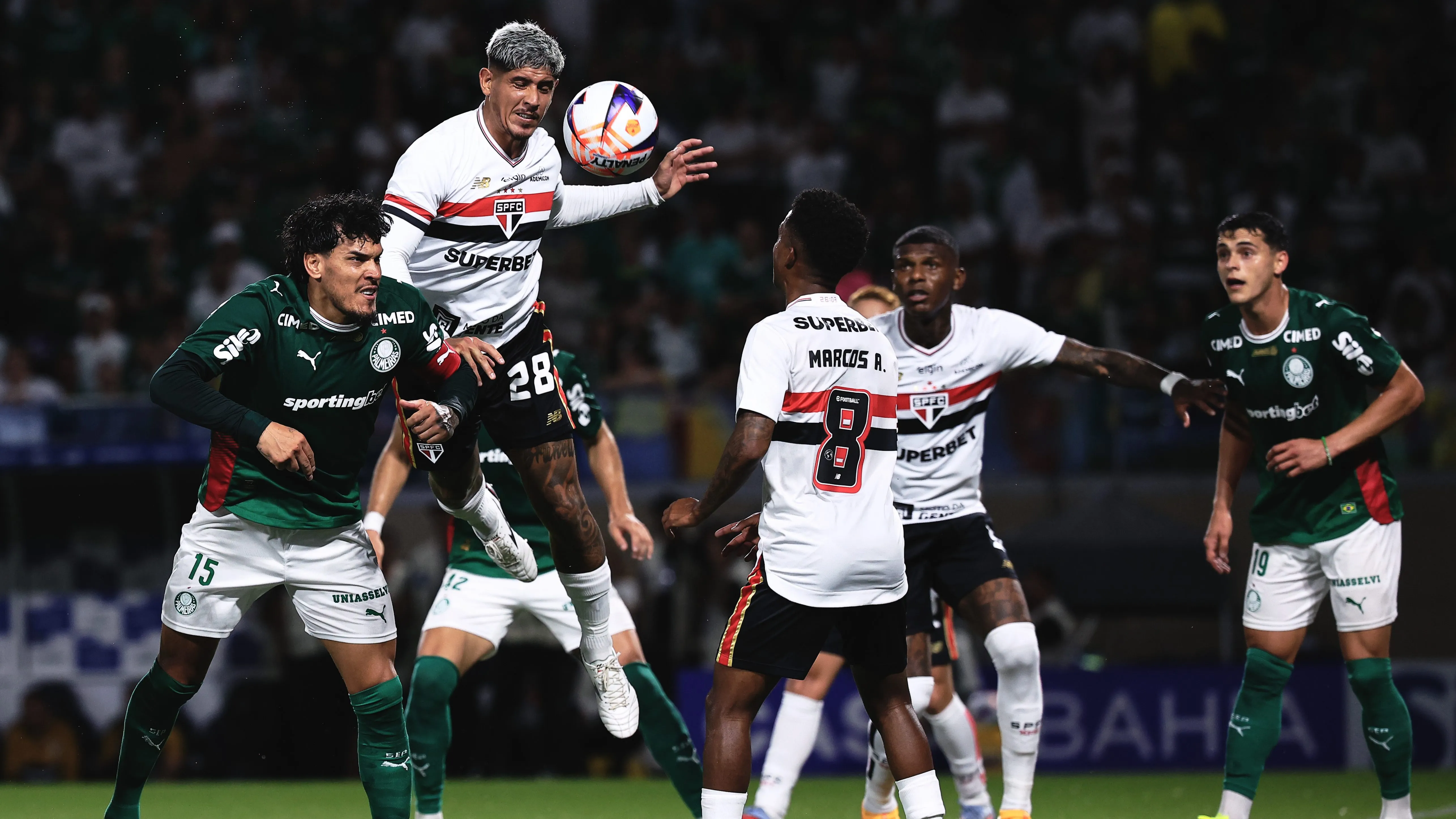 Palmeiras x São Paulo. Foto: Ettore Chiereguini/AGIF