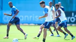 Jogadores do Grêmio se preparam para duelos contra Atlético-MG e Internacional Foto: LUCAS UEBEL/GREMIO FBPA