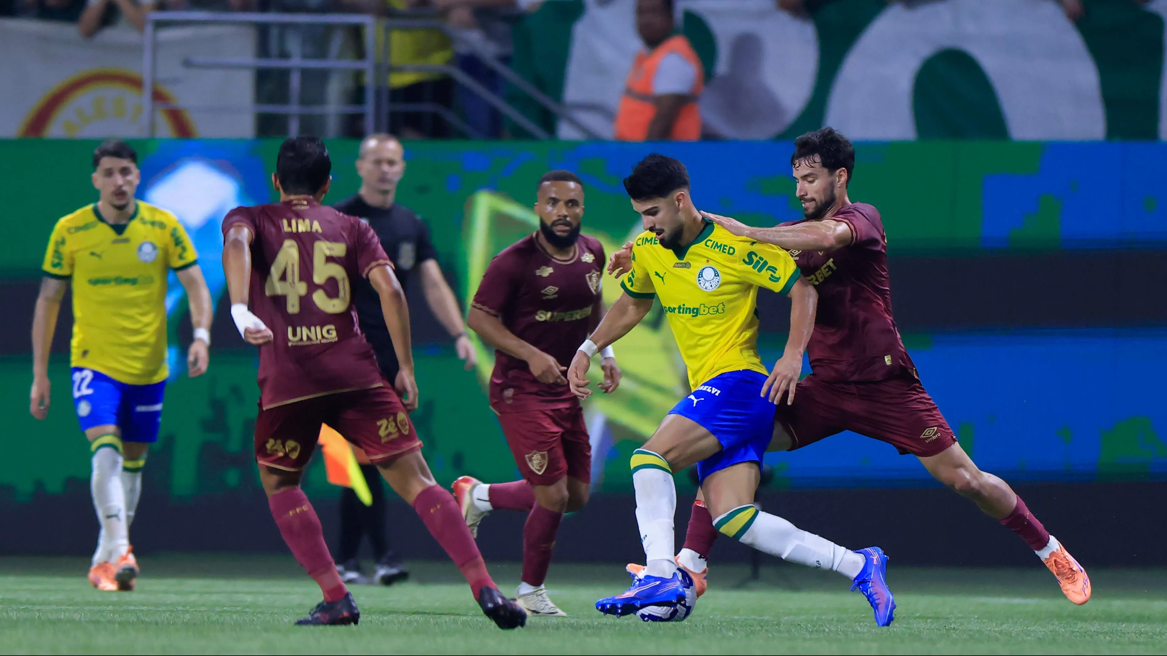 Palmeiras x Fluminense. Foto: Marcello Zambrana/AGIF