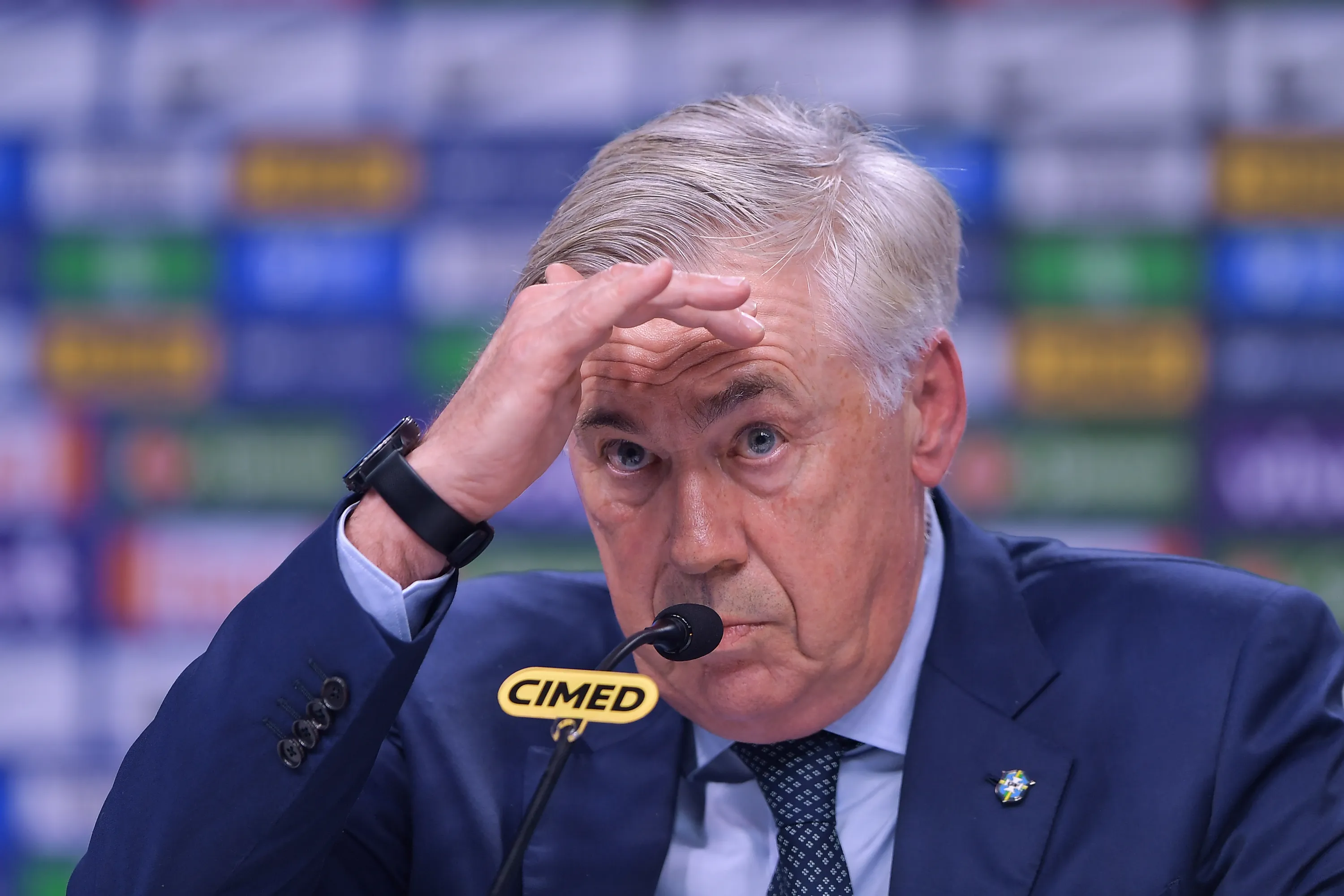 Ancelotti possui diferenças com Dorival na Seleção. Foto: Thiago Ribeiro/AGIF