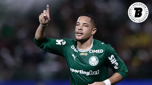 Vitor Roque é um dos destaques do Palmeiras. Foto: Marcello Zambrana/AGIF