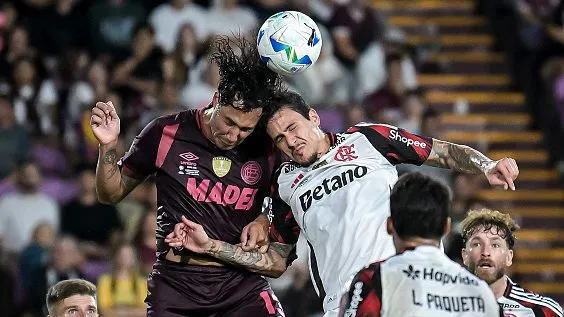 Flamengo X Lanús. Foto: Marcelo Endelli/Getty Images