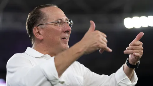 John Textor dono da saf do Botafogo durante partida contra o Cruzeiro no estadio Engenhao pelo campeonato Brasileiro A 2026.