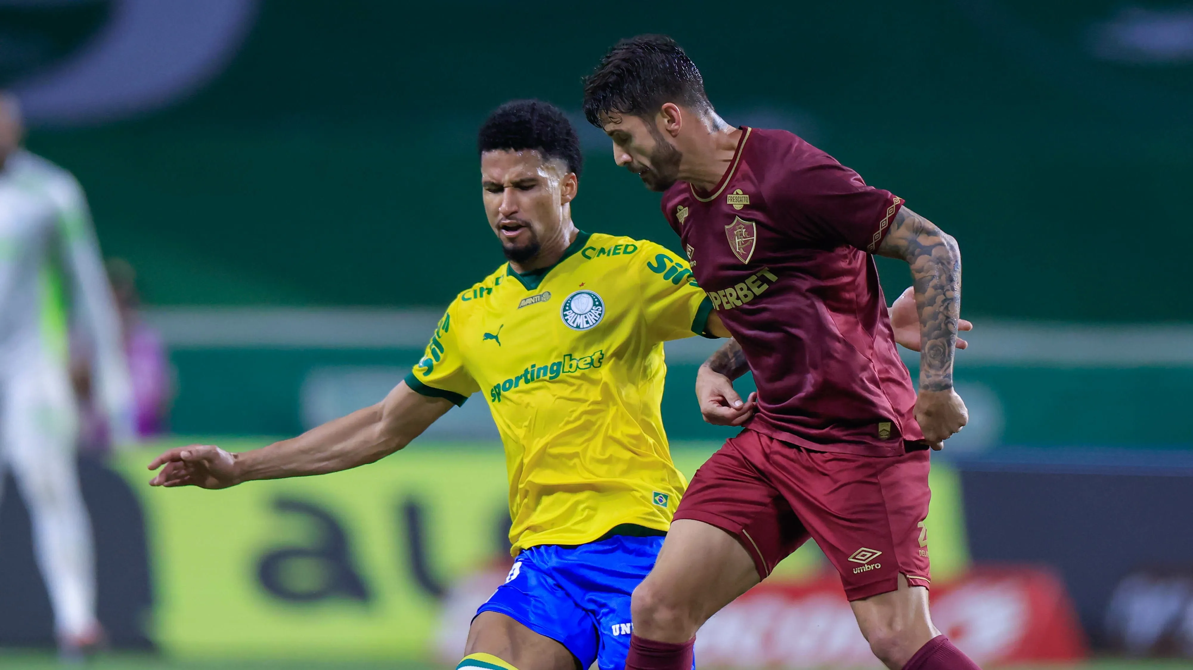 Palmeiras x Fluminense no Brasileirão. Foto: Marcello Zambrana/AGIF