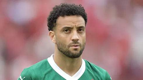Felipe Anderson no Palmeiras. Foto: Thiago Ribeiro/AGIF