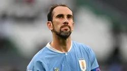 Godin pelo Uruguai. Foto: Clive Mason/Getty Images